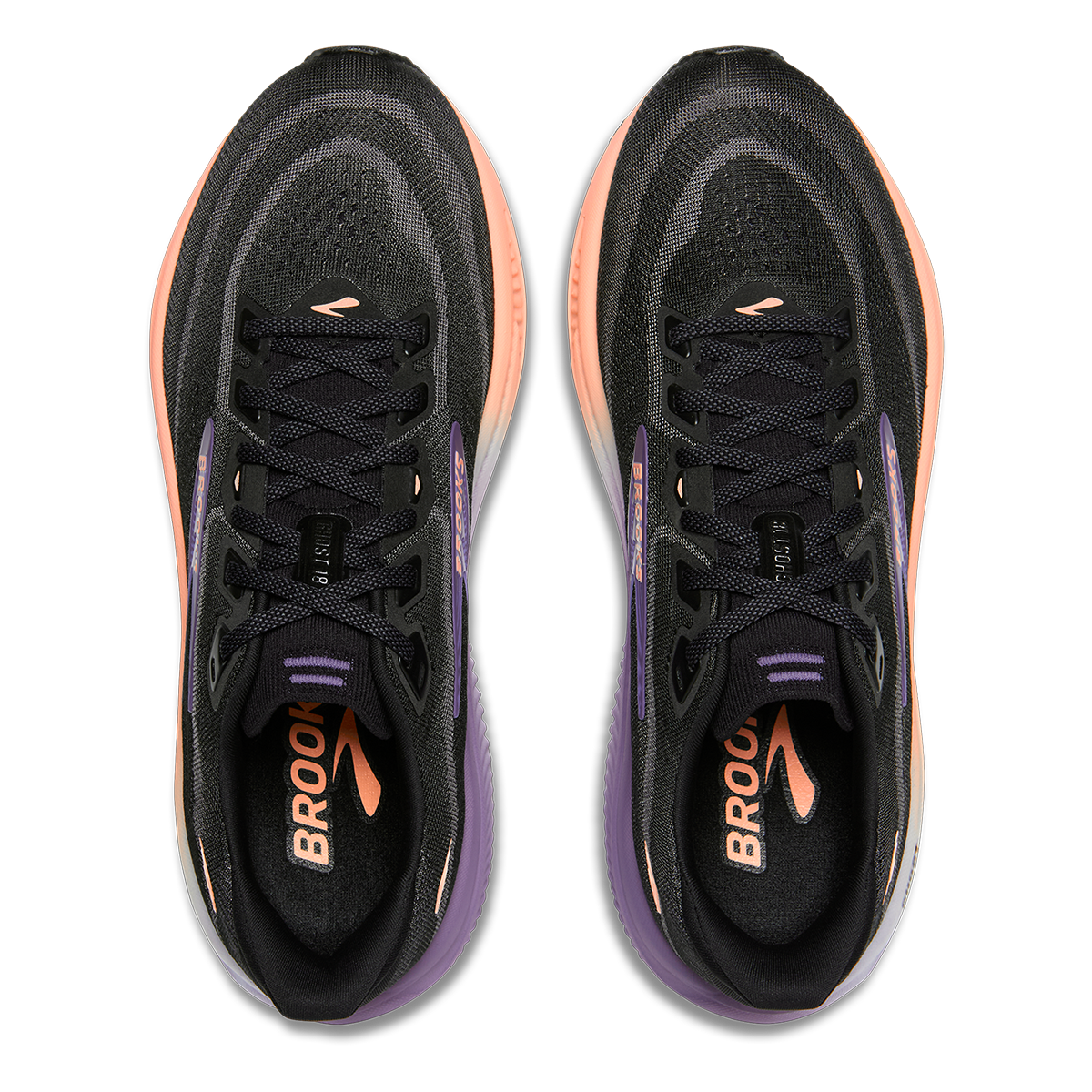 Brooks Ghost 18 — Black - Black - Bone Brown — Size B — Width 5 — Alternate View 19