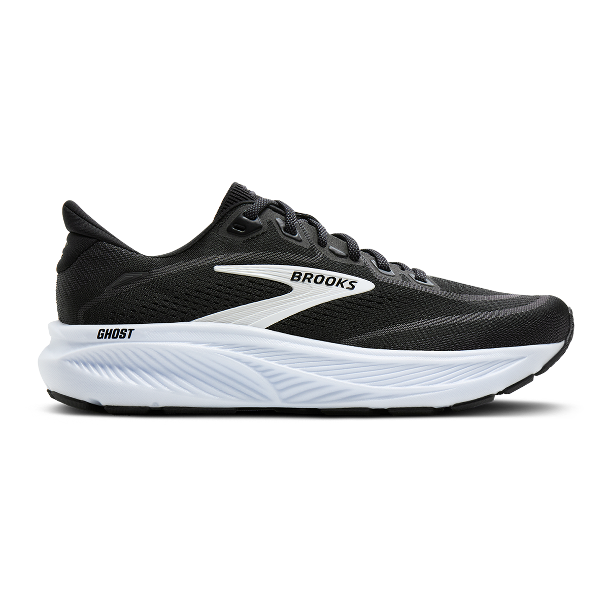 Brooks Ghost 18 — Black - Black - Bone Brown — Size B — Width 5 — Alternate View 13