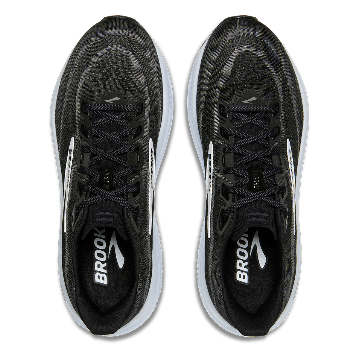 Brooks Ghost 18 — Black - Black - Bone Brown — Size B — Width 5 — Alternate View 15