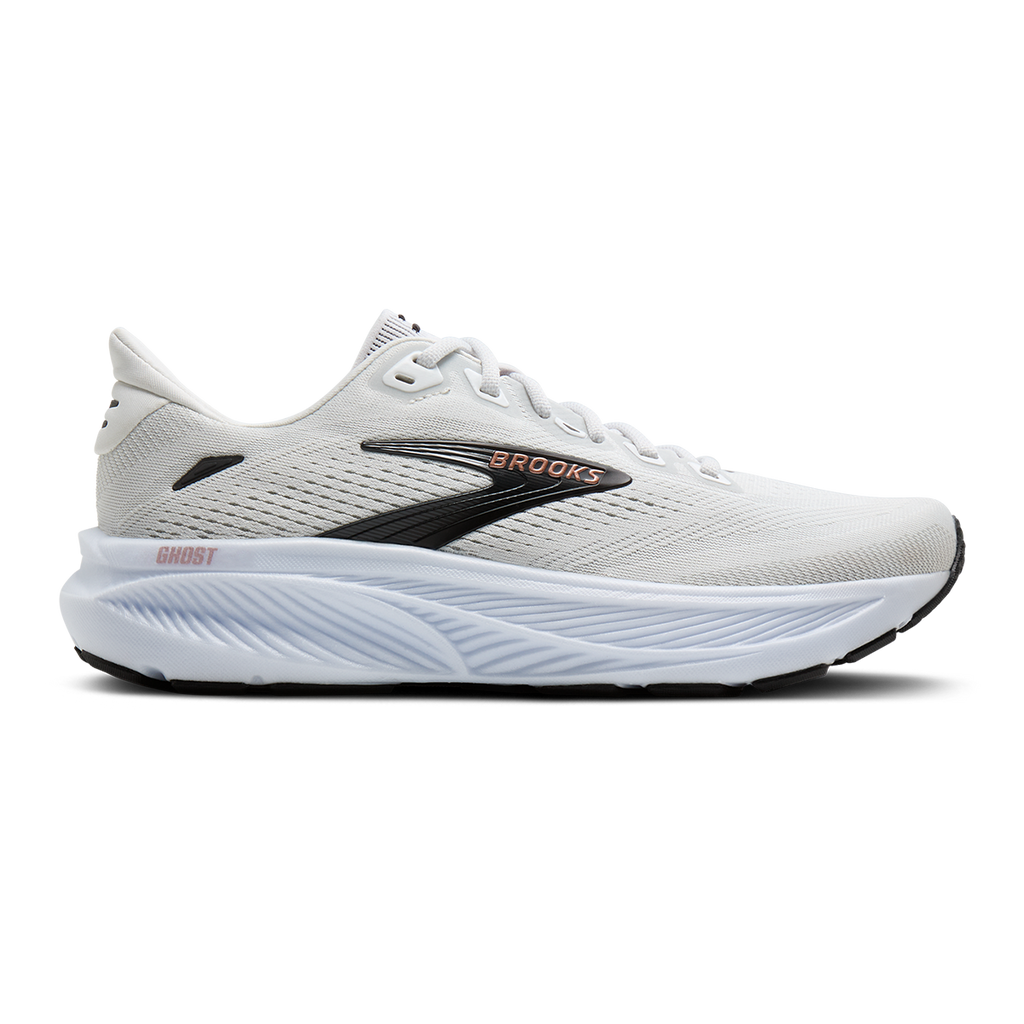 Brooks Ghost 18 — Black - Black - Bone Brown — Size B — Width 5 — Front View