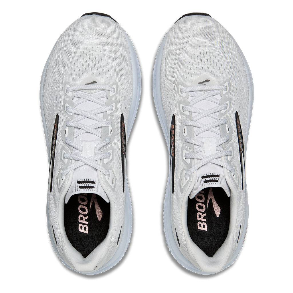 Brooks Ghost 18 — Black - Black - Bone Brown — Size B — Width 5 — Back View