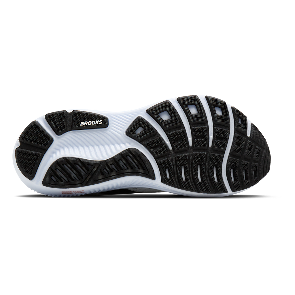 Brooks Ghost 18 — Black - Black - Bone Brown — Size B — Width 5 — Top View