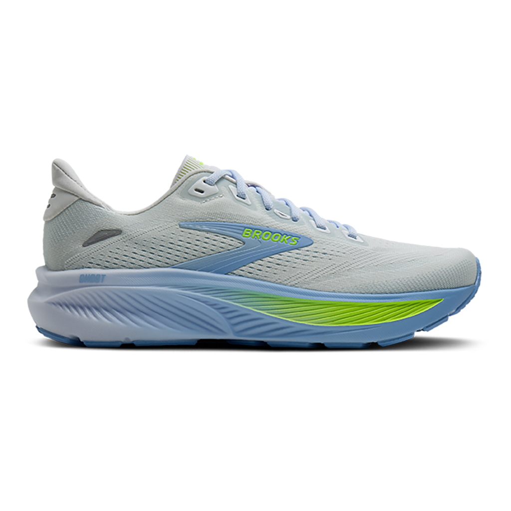 Brooks Ghost 18 Nightlife Collection — White - OpenAir - Nightlife — Size B — Width 5 — Front View