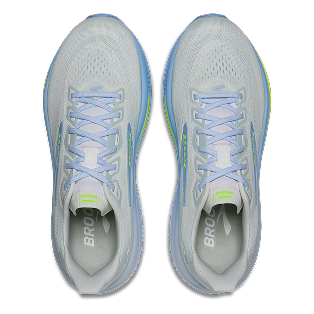 Brooks Ghost 18 Nightlife Collection — White - OpenAir - Nightlife — Size B — Width 5 — Back View