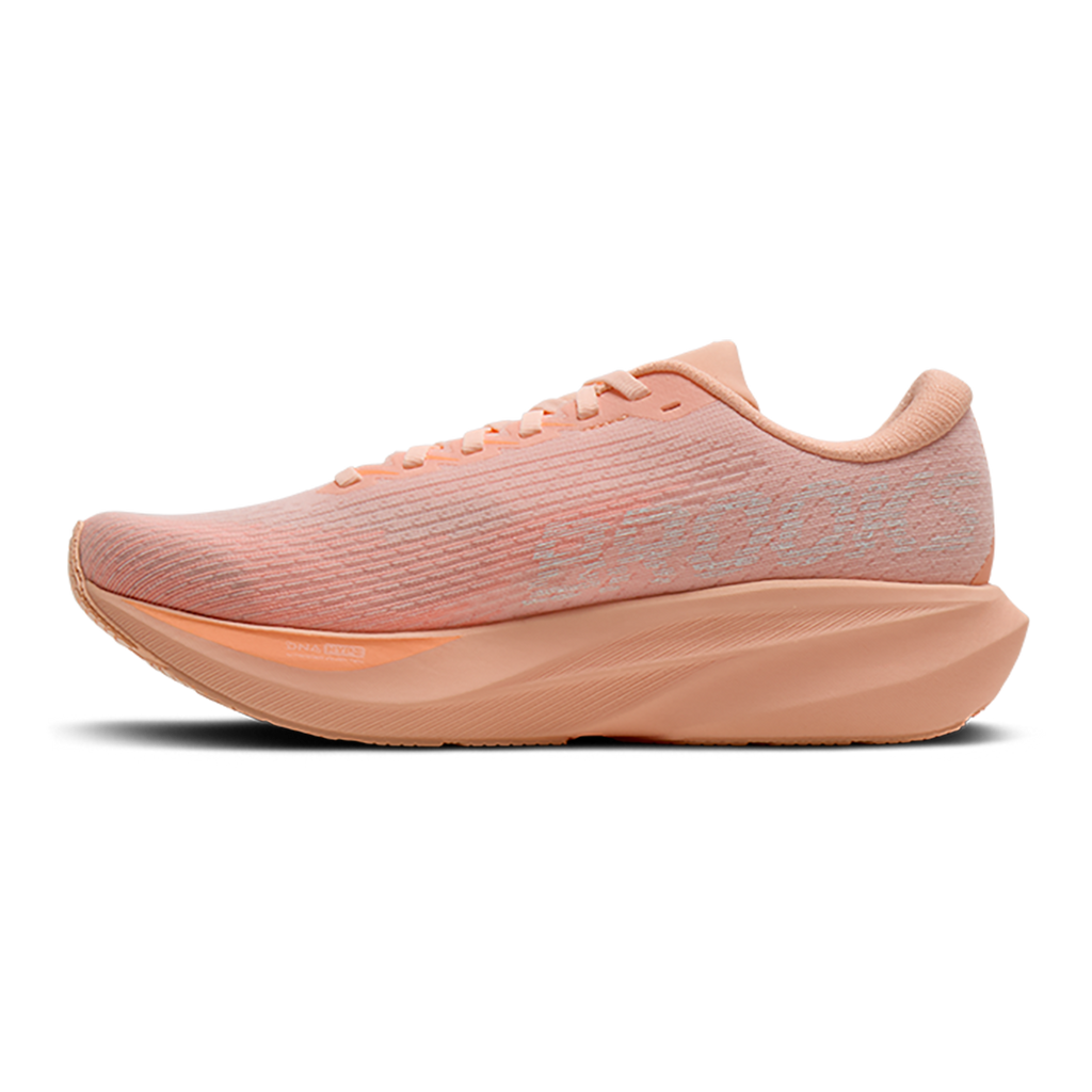 Brooks Ghost Amp — Arctic Wolf - Dove - Pink — Size B — Width 5.5 — Alternate View 22