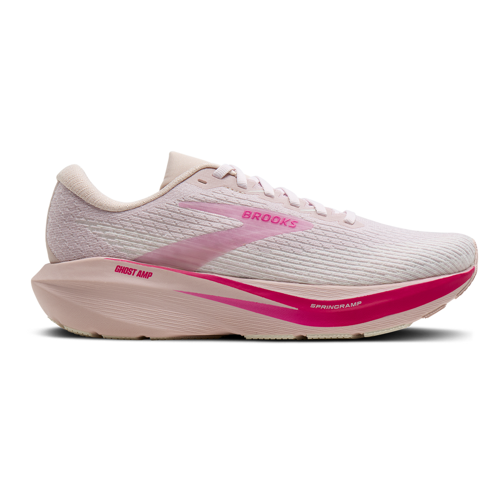 Brooks Ghost Amp — Arctic Wolf - Dove - Pink — Size B — Width 5.5 — Alternate View 9