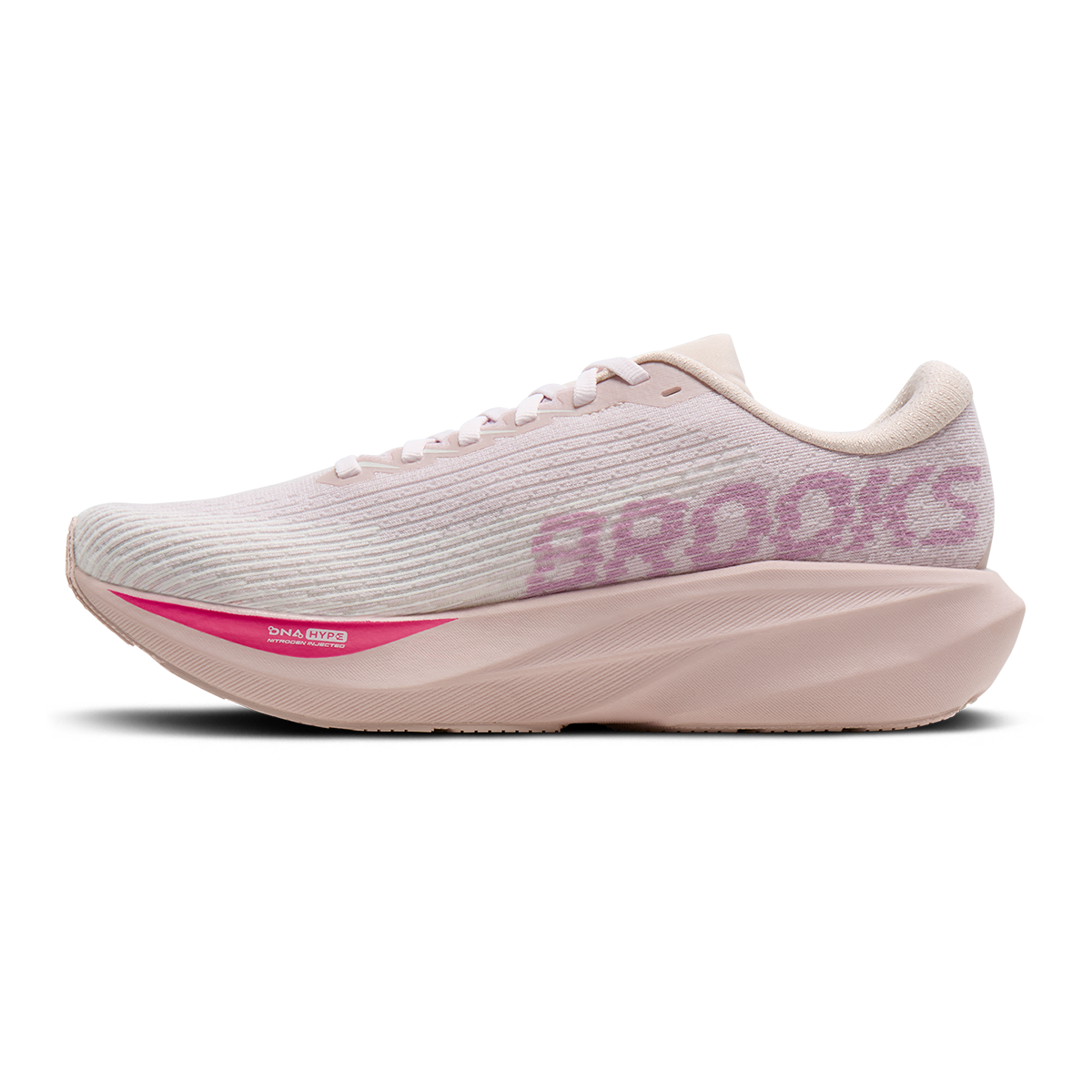 Brooks Ghost Amp — Arctic Wolf - Dove - Pink — Size B — Width 5.5 — Alternate View 10