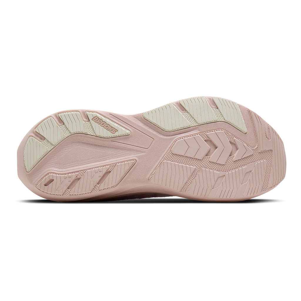 Brooks Ghost Amp — Arctic Wolf - Dove - Pink — Size B — Width 5.5 — Alternate View 12