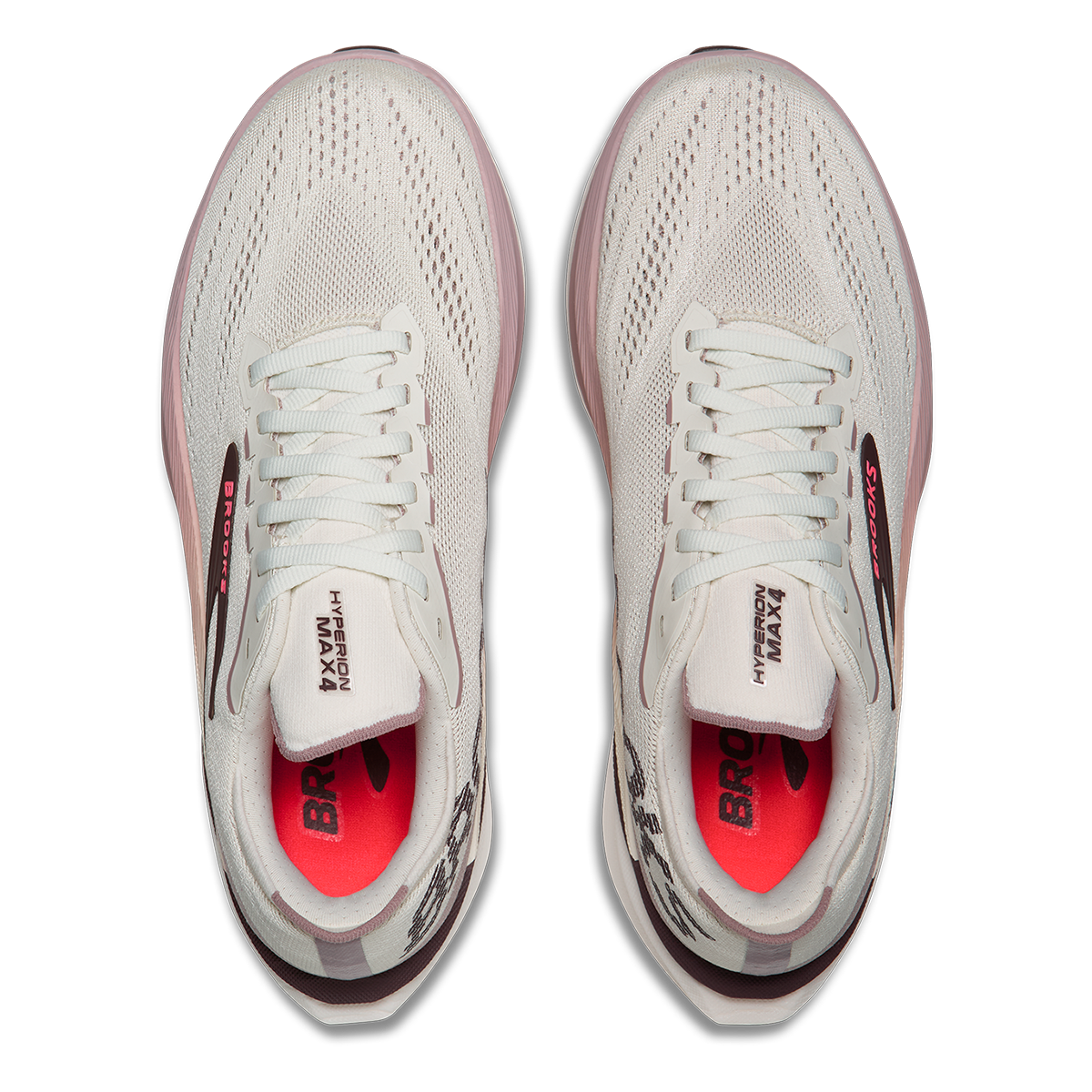 Brooks Hyperion Max 4 — Coconut - Raisin - Pink — Size B — Width 5.5 — Alternate View 19