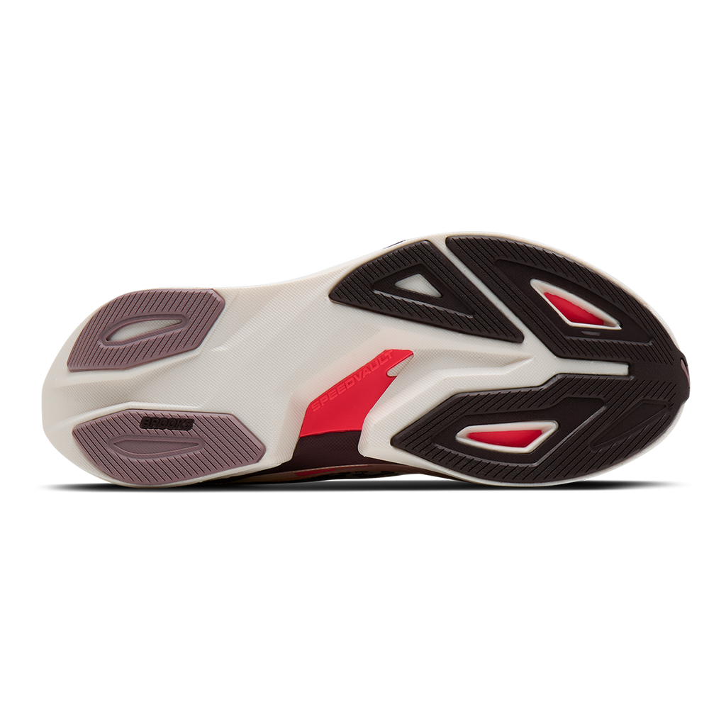 Brooks Hyperion Max 4 — Coconut - Raisin - Pink — Size B — Width 5.5 — Top View