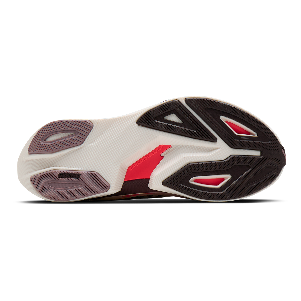 Brooks Hyperion Max 4 — Coconut - Raisin - Pink — Size B — Width 5.5 — Top View