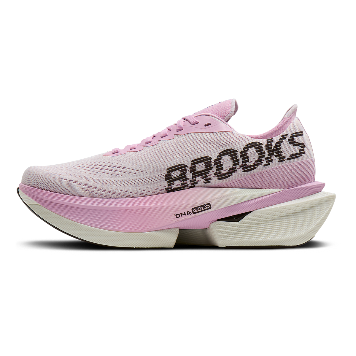 Brooks Hyperion Max 4 Color Collection — Pink Lavender - Coffee Bean — Size B — Width 5 — Side View