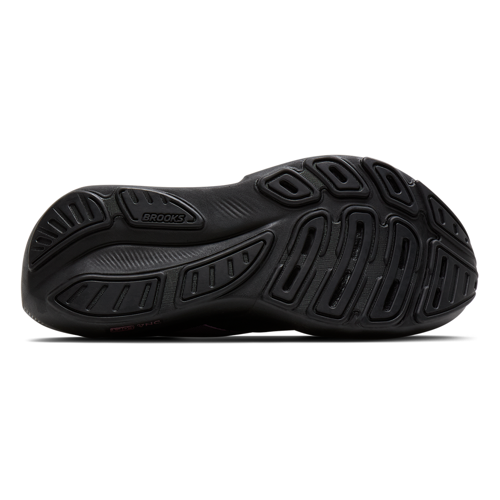 Brooks Revel 9 — Black - Black - Rose Gold — Size B — Width 5.5 — Top View