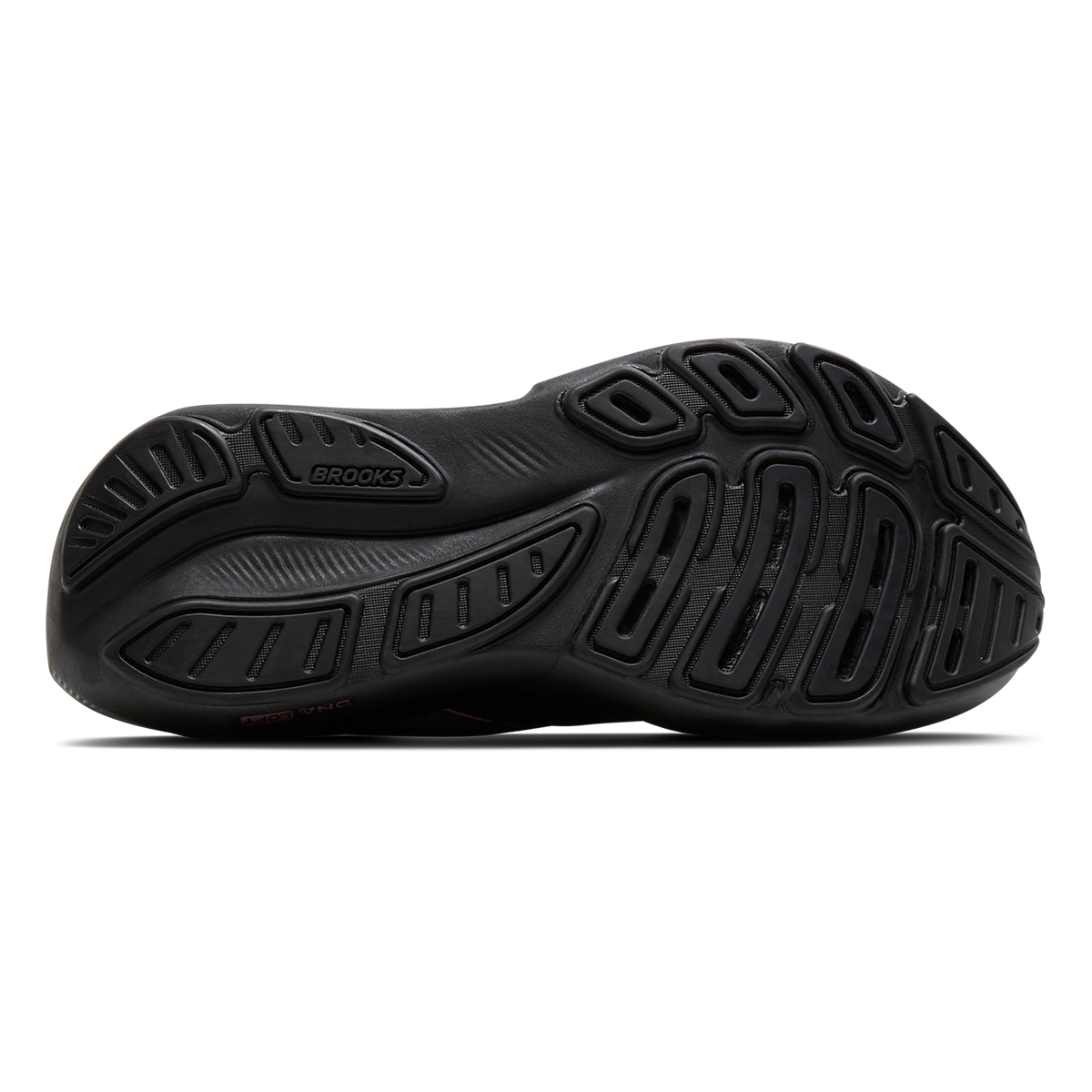 Brooks Revel 9 — Black - Black - Rose Gold — Size B — Width 5.5 — Top View