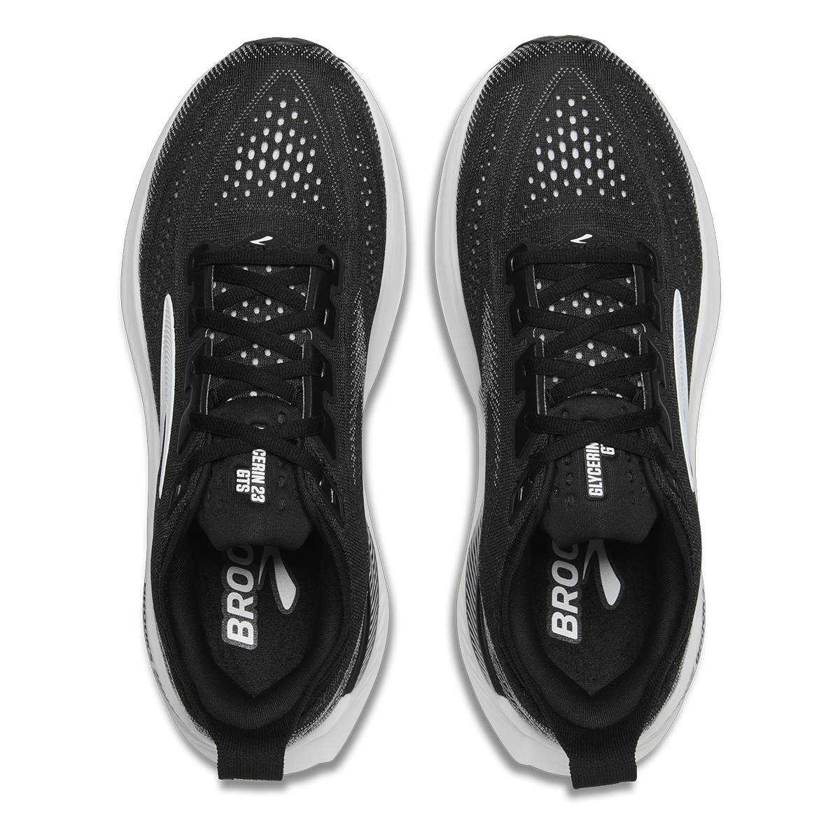 Brooks Glycerin GTS 23 — Black - Grey - White — Size B — Width 5 — Alternate View 11