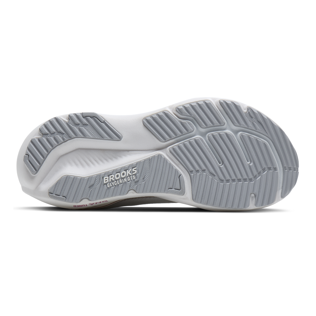 Brooks Glycerin GTS 23 — Black - Grey - White — Size B — Width 5 — Top View