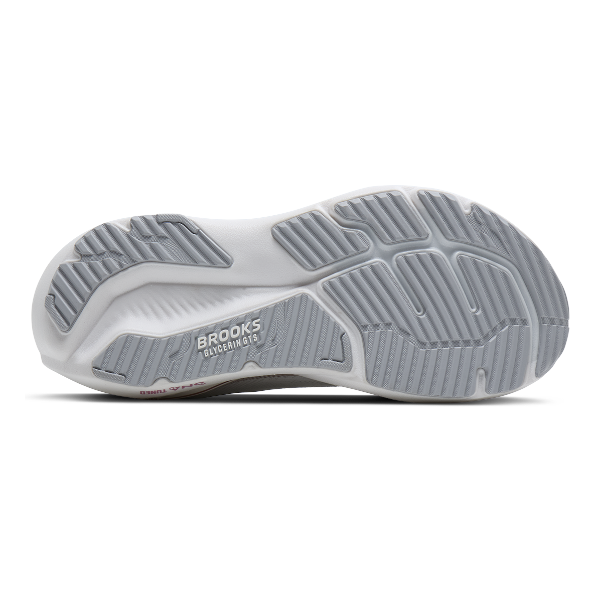 Brooks Glycerin GTS 23 — Black - Grey - White — Size B — Width 5 — Top View