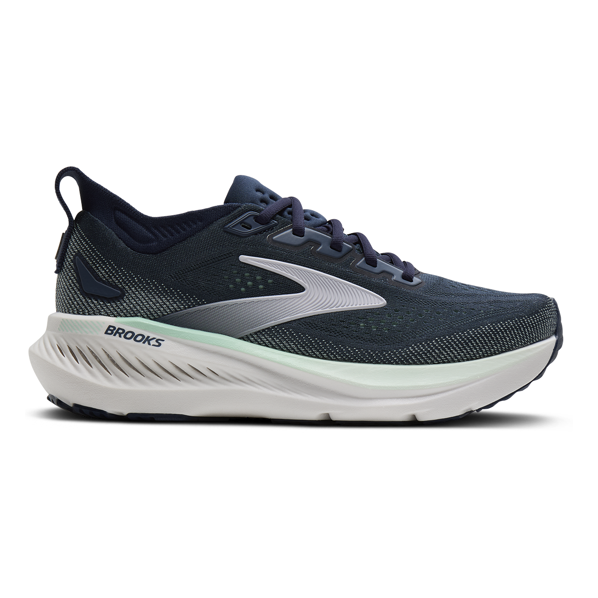 Brooks Glycerin GTS 23 — Black - Grey - White — Size B — Width 5 — Detail View