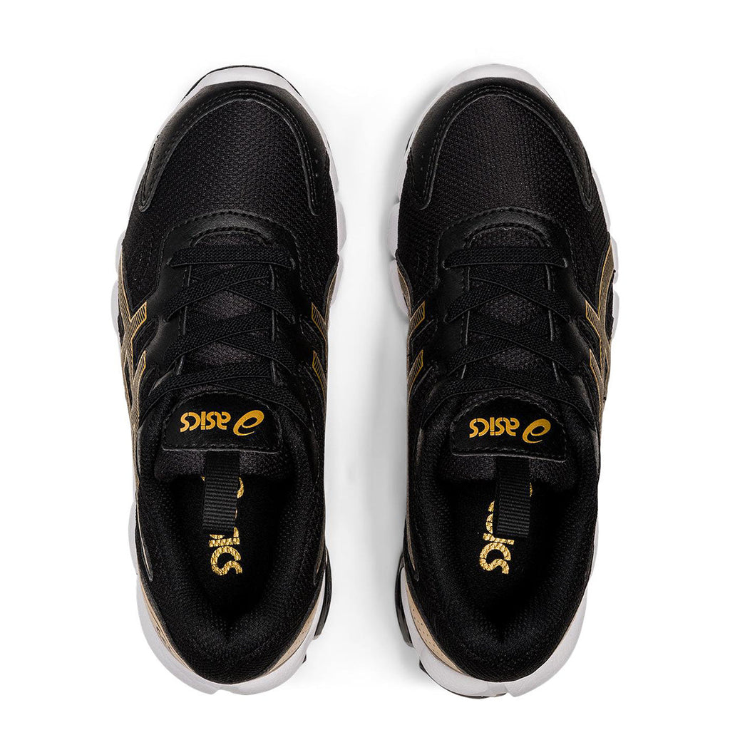 Asics Gel - Quantum 90 PS — Black - Pure Gold — Size Y — Width 1 — Back View