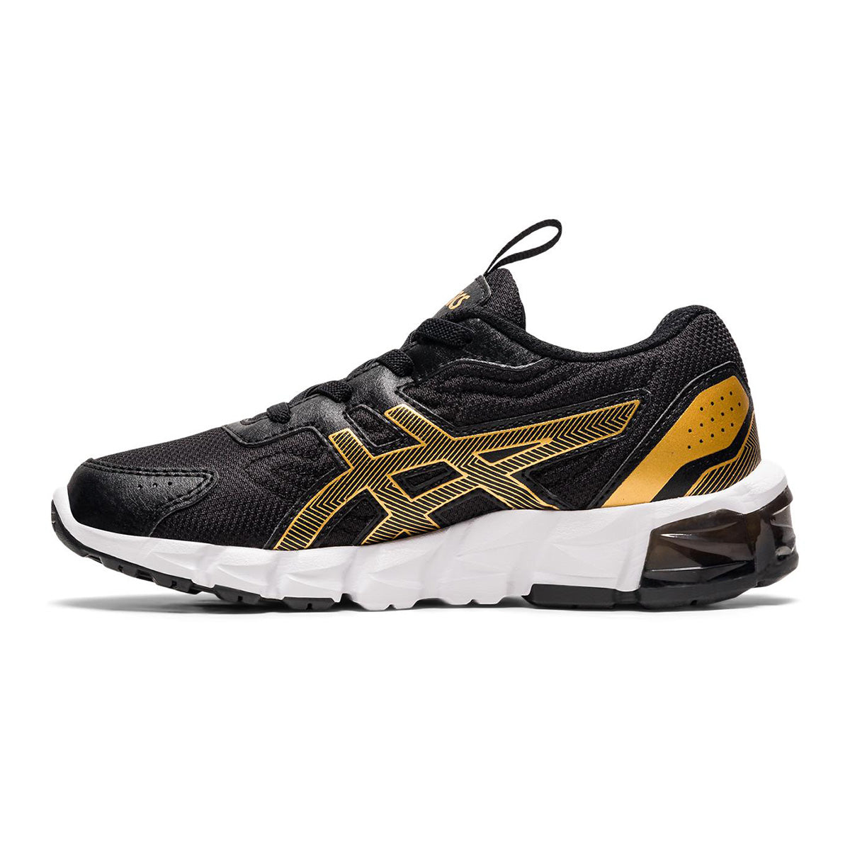Asics Gel - Quantum 90 PS — Black - Pure Gold — Size Y — Width 1 — Side View