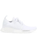 adidas Nmd_R1 Primeknit Triple White Sneakers — Same as shown — Size US M 4.5 - US W 6 — Front View