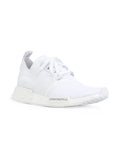 adidas Nmd_R1 Primeknit Triple White Sneakers — Same as shown — Size US M 4.5 - US W 6 — Side View