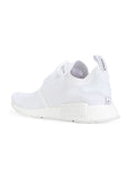 adidas Nmd_R1 Primeknit Triple White Sneakers — Same as shown — Size US M 4.5 - US W 6 — Back View