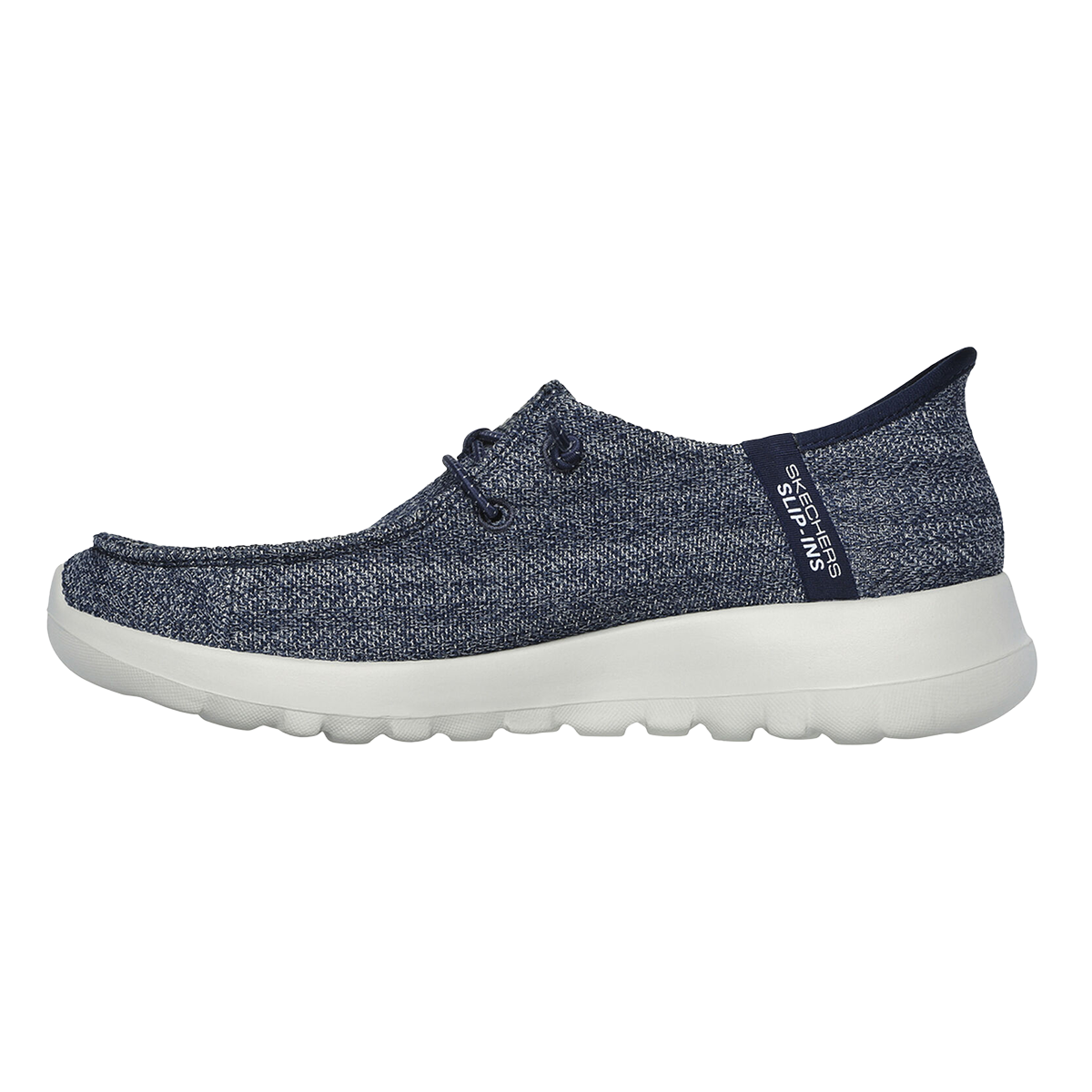 Skechers Go Walk Joy - Fantasia — Natural Textile - Trim — Size B — Width 5 — Lifestyle View
