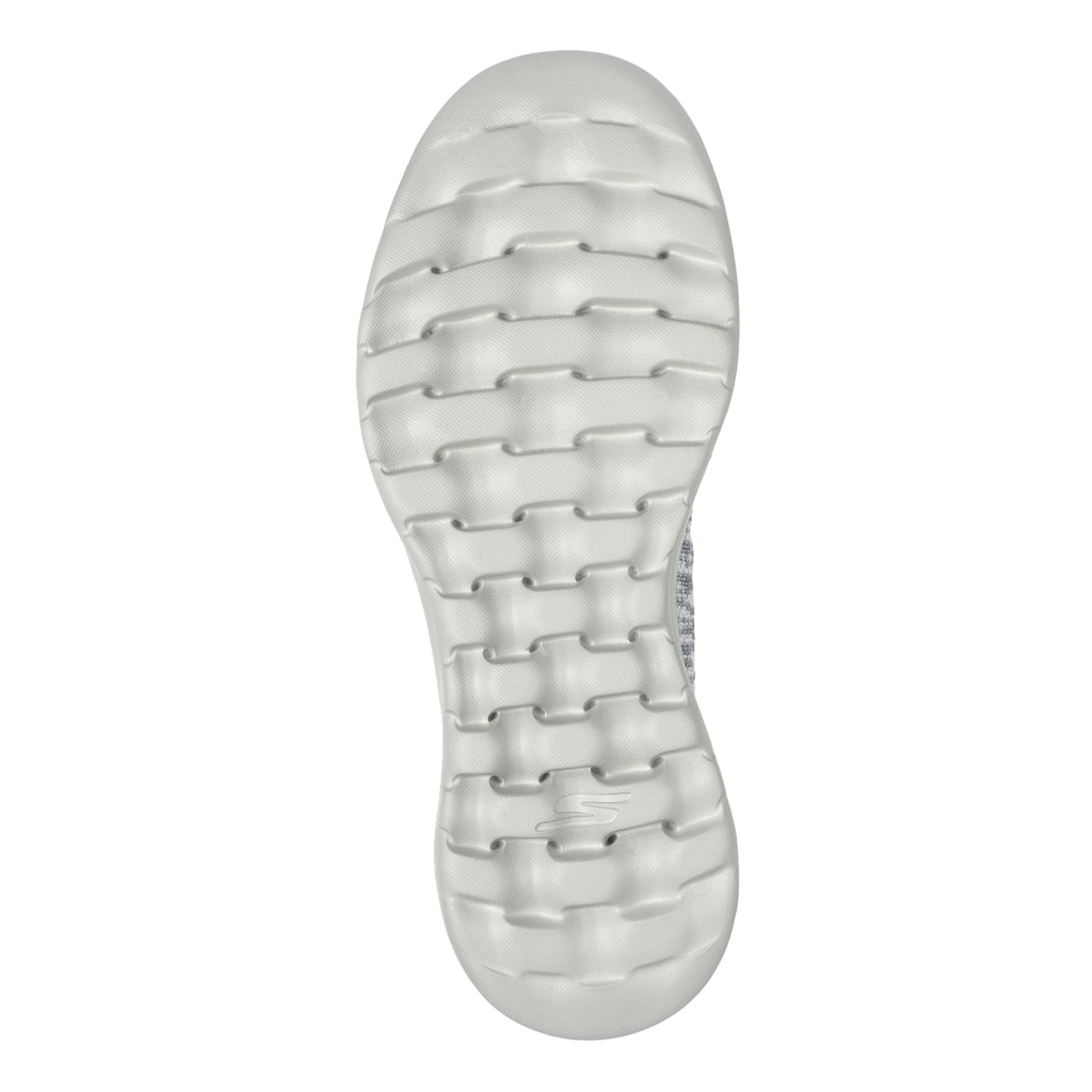 Go Walk Joy - Halen — Light Textile - Grey Trim — Size B — Width 5 — Top View