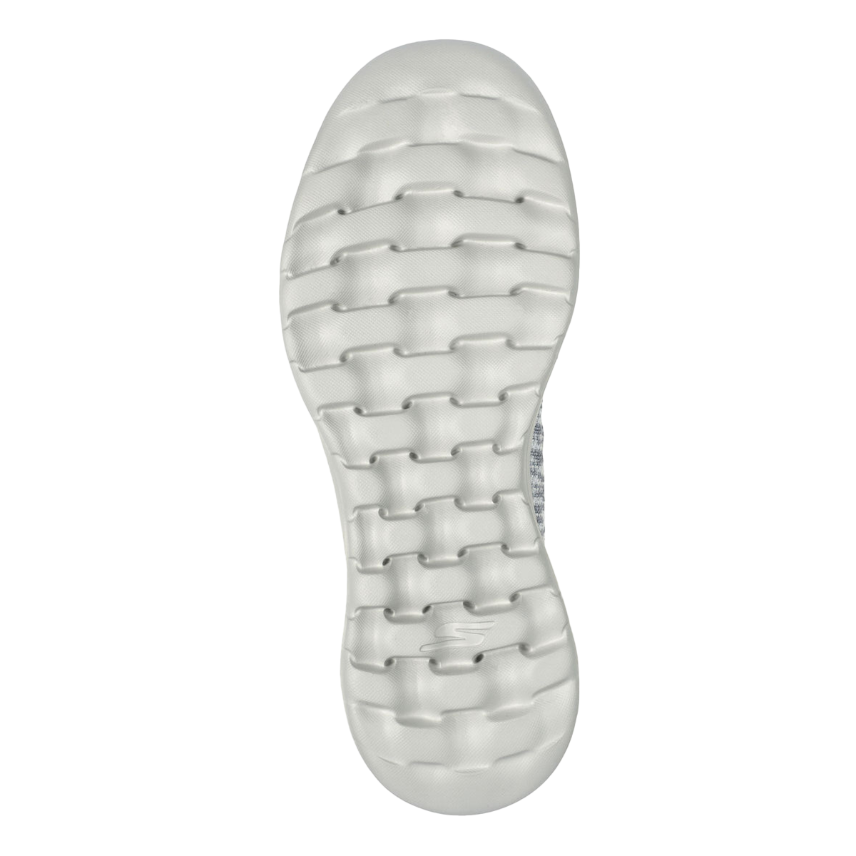 Go Walk Joy - Halen — Light Textile - Grey Trim — Size B — Width 5 — Top View