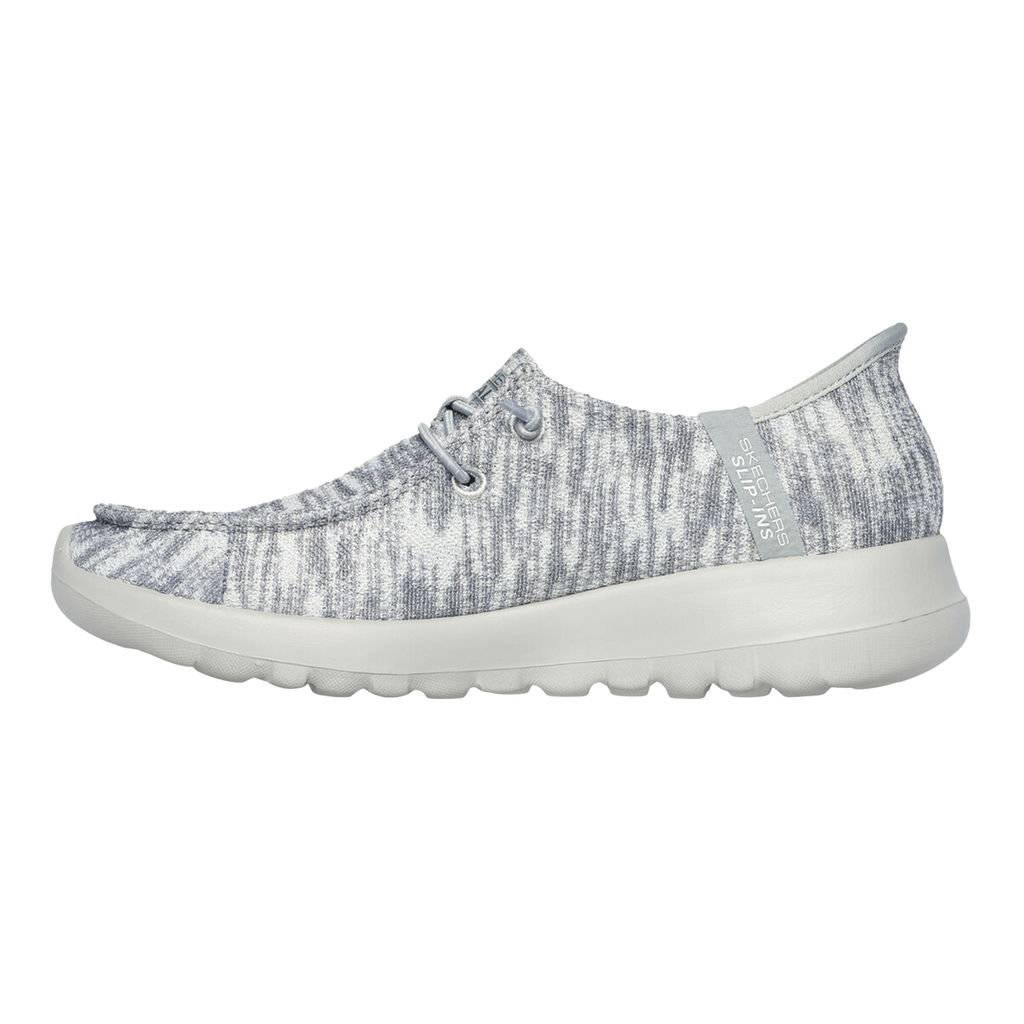 Go Walk Joy - Halen — Light Textile - Grey Trim — Size B — Width 5 — Side View