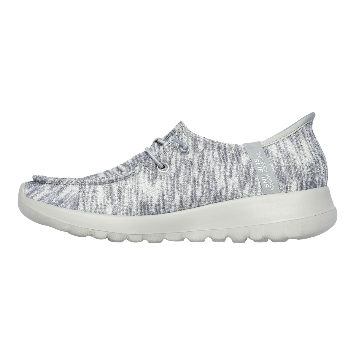 Go Walk Joy - Halen — Light Textile - Grey Trim — Size B — Width 5 — Side View