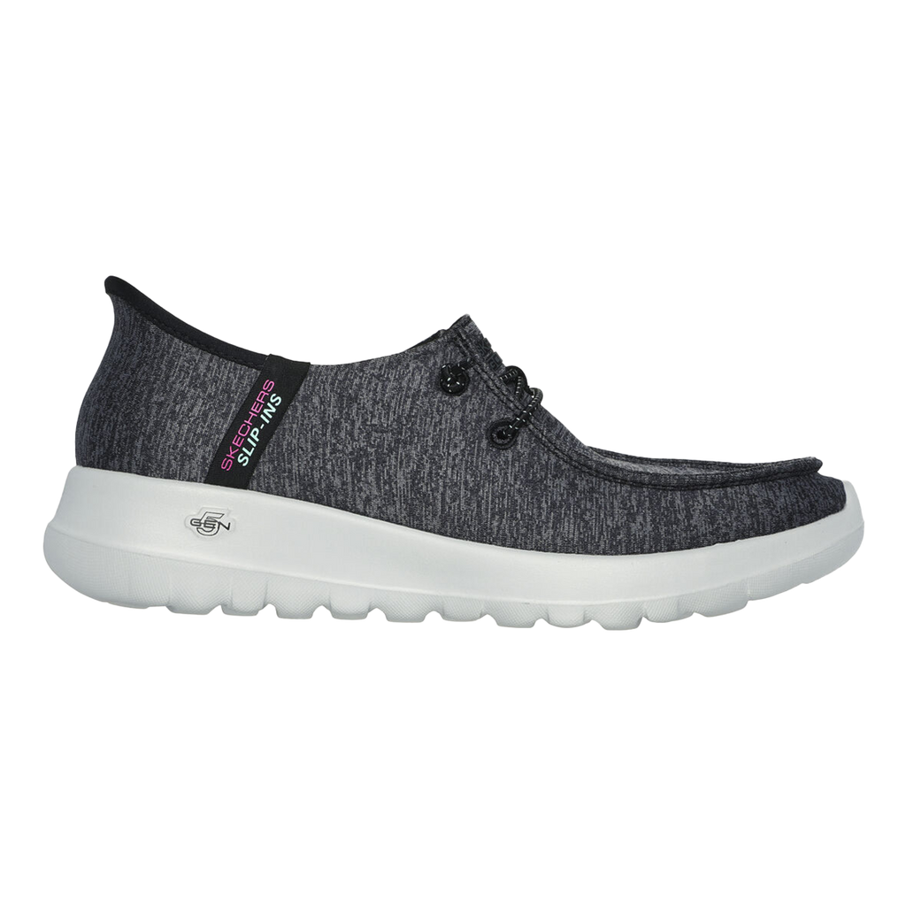 Go Walk Joy - Ibis — Black Textile - Trim — Size B — Width 6 — Front View