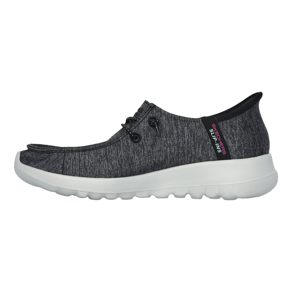 Go Walk Joy - Ibis — Black Textile - Trim — Size B — Width 6 — Side View