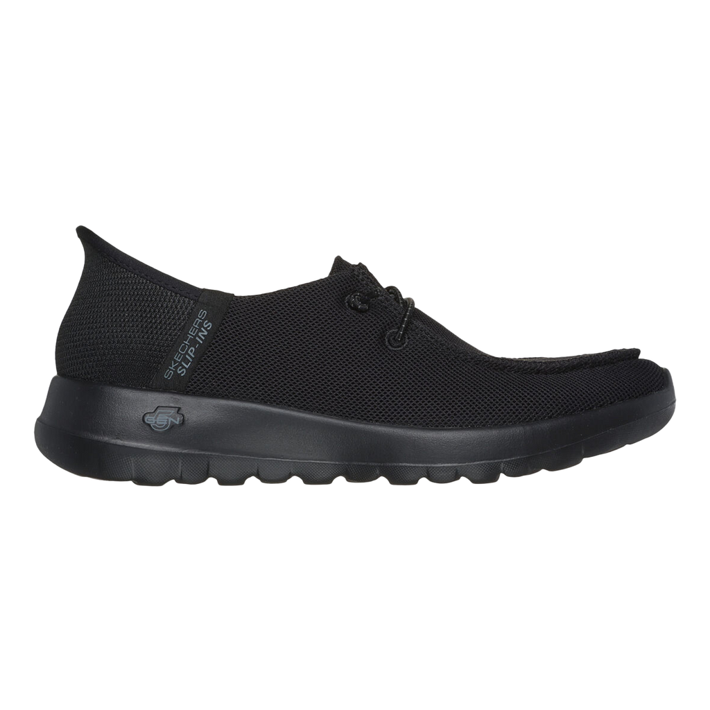 Go Walk Joy - Idalis — Black Textile - Trim — Size B — Width 5 — Front View