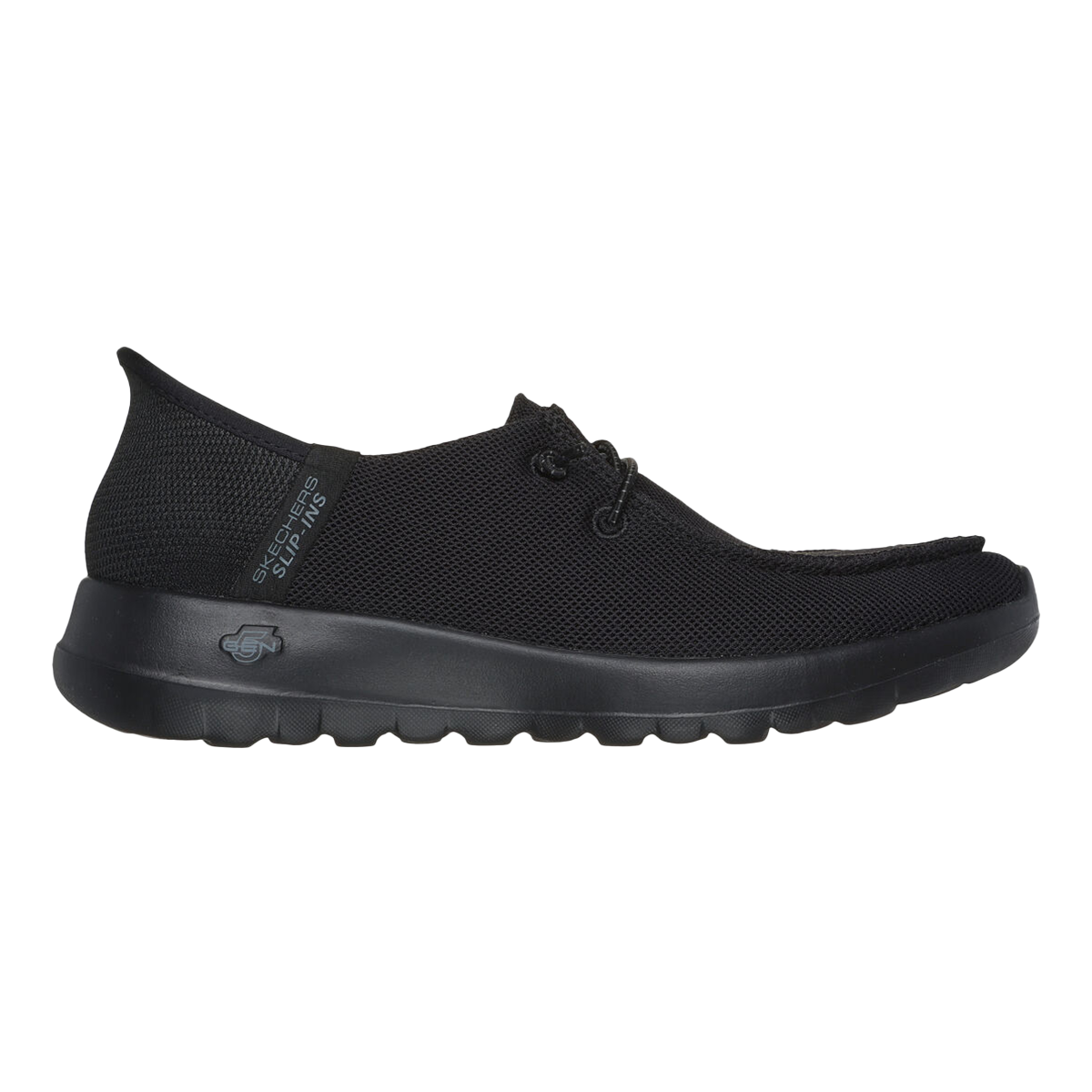 Go Walk Joy - Idalis — Black Textile - Trim — Size B — Width 5 — Front View