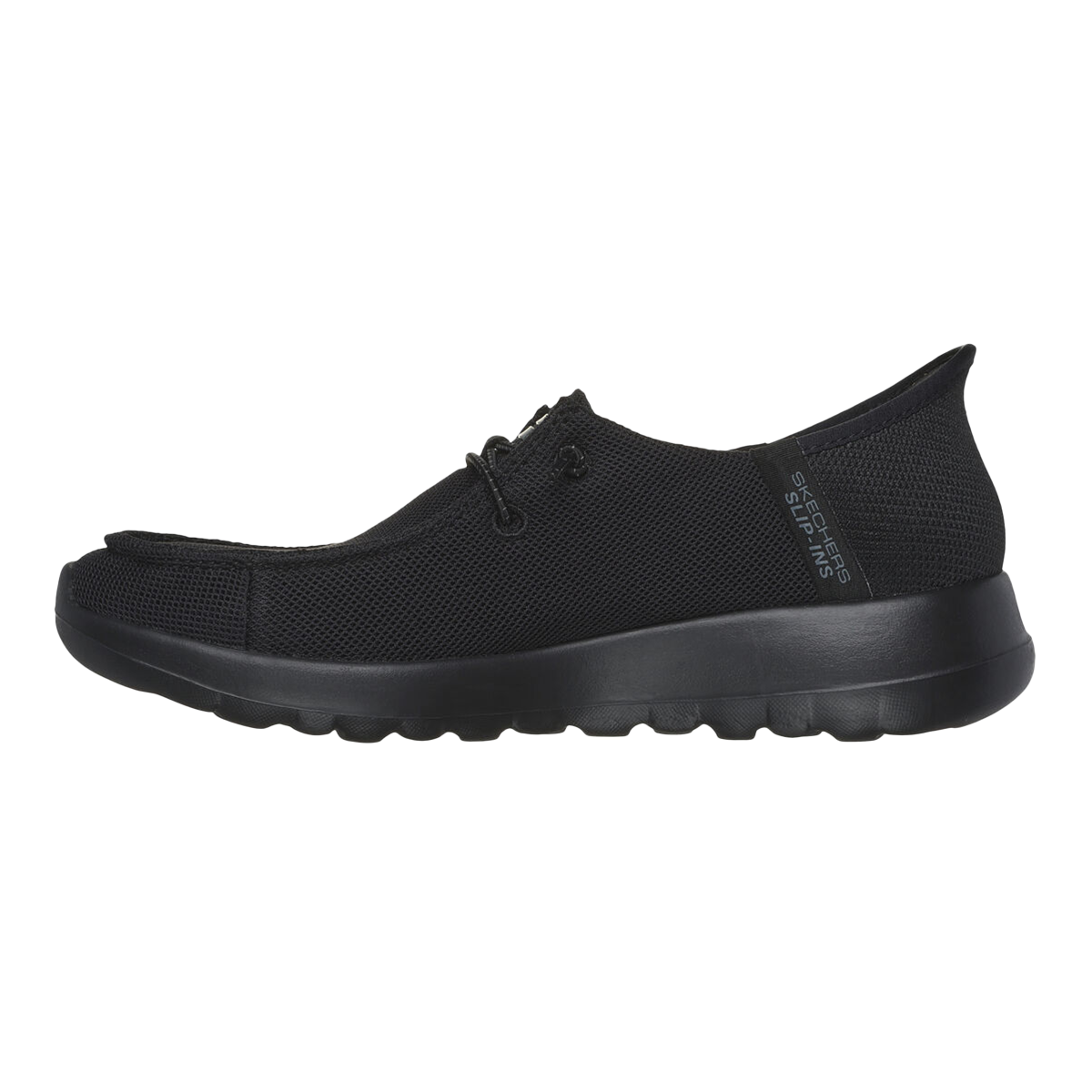 Go Walk Joy - Idalis — Black Textile - Trim — Size B — Width 5 — Side View
