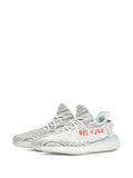 adidas Yeezy Boost 350 V2 Blue Tint Sneakers — Grey — Size US M 9 - US W 10.5 — Side View