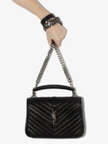 Saint Laurent Medium College Shoulder Bag — Same as shown — Size One Size — Back View