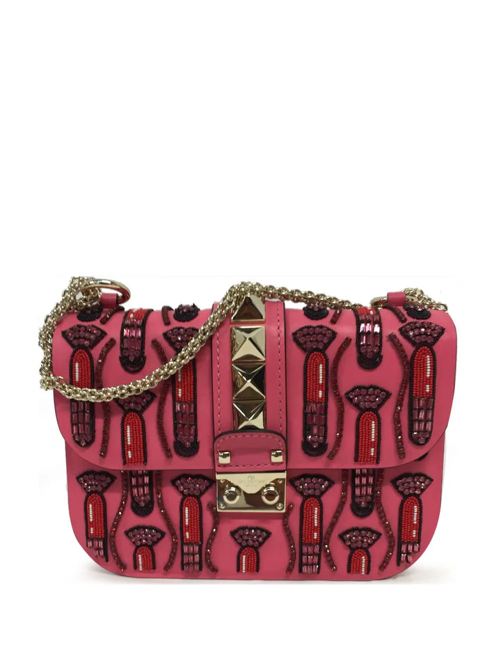 Valentino Garavani Glam Lock Shoulder Bag — Same as shown — Size One Size — Front View