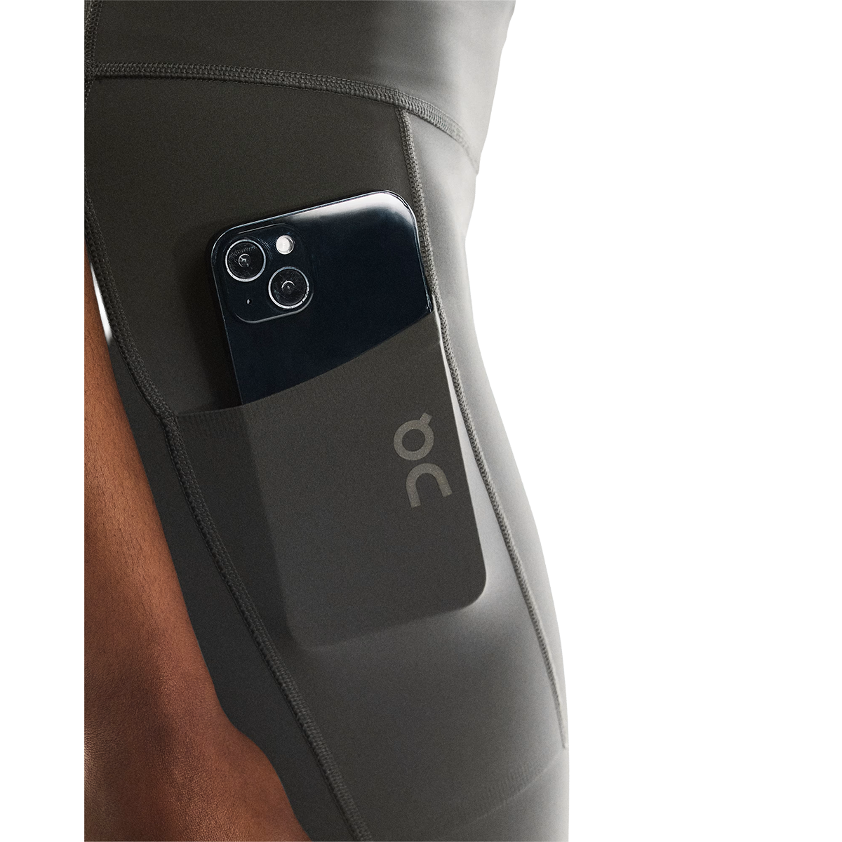 On Performance Tights 7/8 — Black — Size Large — Lifestyle View
