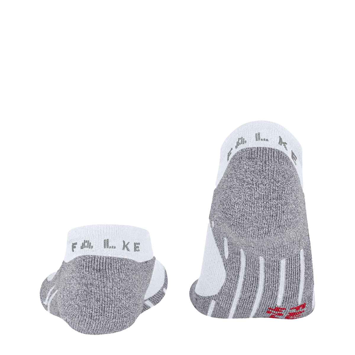 Falke RU5 Race Invisible Socks — White - Mix — Size 39 - 41 — Top View