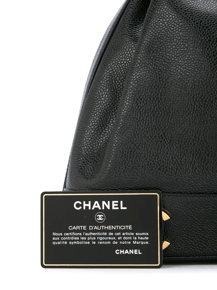 Chanel Pre Owned 1994 1996 Logos Drawstring Shoulder Bag — Same as shown — Size One Size — Lifestyle View