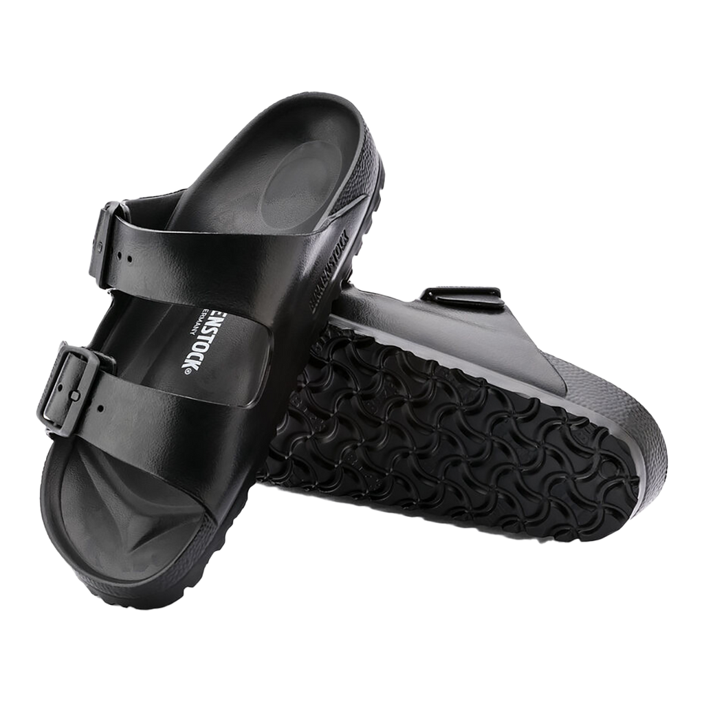 Birkenstock Arizona EVA — Black — Size D — Width 41 — Top View