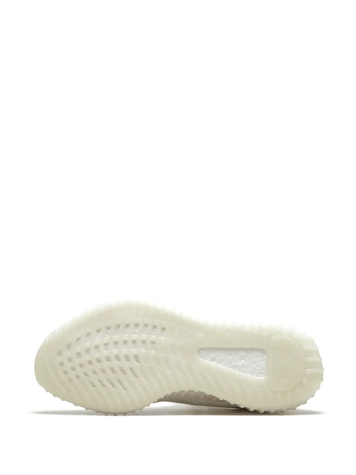 adidas Yeezy Boost 350 V2 Triple White Sneakers — White — Size US M 5.5 - US W 7 — Detail View