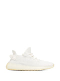 adidas Yeezy Boost 350 V2 Triple White Sneakers — White — Size US M 5.5 - US W 7 — Back View