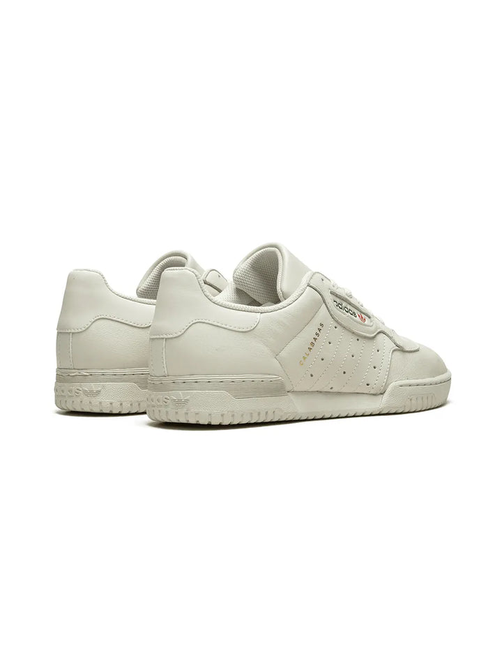 adidas Yeezy Powerphase Calabasas - Core White Sneakers — White — Size US M 3.5 - US W 5 — Back View
