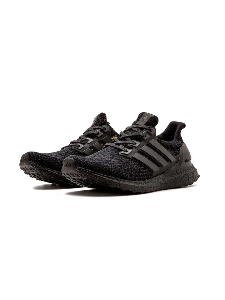 adidas Ultraboost Triple Black 3.0 Sneakers — Black — Size US M 5 - US W 6.5 — Side View