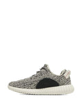 adidas Yeezy Boost 350 Turtle Dove Sneakers — White/Grey — Size US M 9 - US W 10.5 — Back View