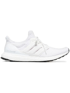 adidas Ultraboost Triple White Sneakers — Same as shown — Size US M 5 - US W 6.5 — Front View